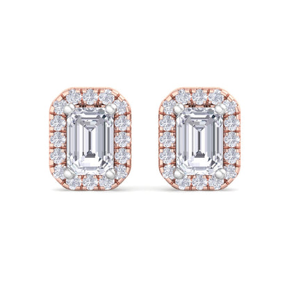 1.64 Carat Emerald Cut Diamond Studs Earrings – Luxury Diamond Jewelry