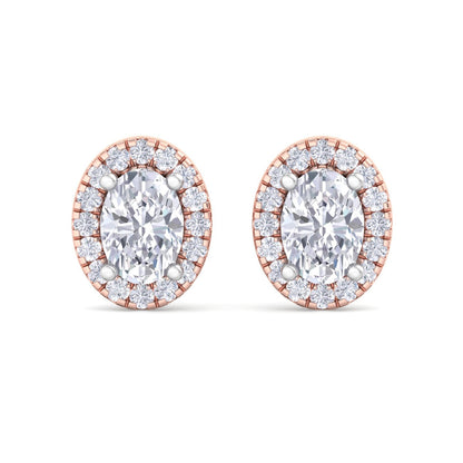 1.64 Carat Oval Cut Diamond Studs Earrings – Luxury Diamond Jewelry