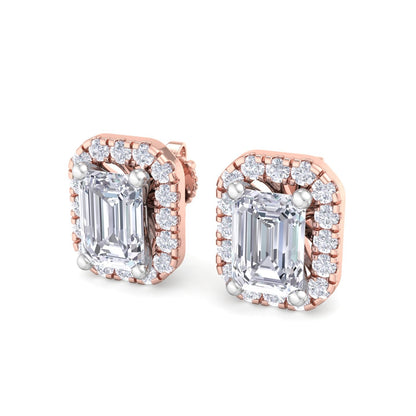 1.64 Carat Emerald Cut Diamond Studs Earrings – Luxury Diamond Jewelry