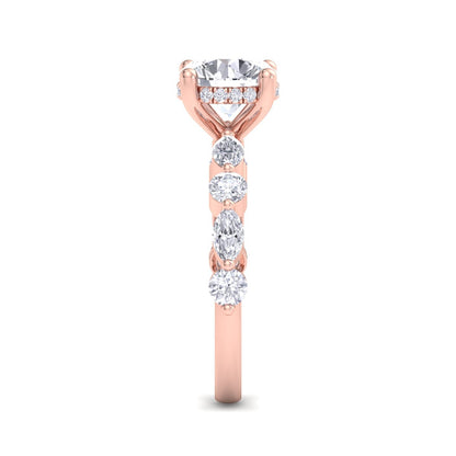 5.16 Carat Round Cut Solitaire Diamond Engagement Ring – Luxury Diamond Jewelry
