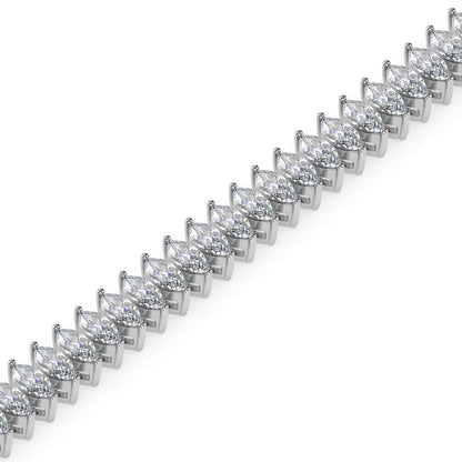 4.47 Carat Marquise Cut Diamond Tennis Bracelet – Classic Luxury Jewelry