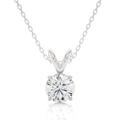 Stellar Round Diamond Pendant (Chain Sold Separately)