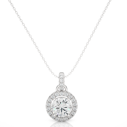 Montara Round Diamond Pendant