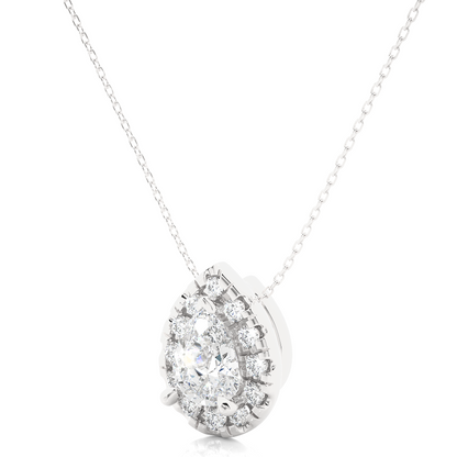 Teardrop Diamond Pendant (Chain Sold Separately)