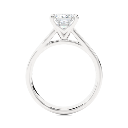 1.18 Carat Princess Cut Solitaire Diamond Engagement Ring for Women – Elegant Bridal Jewelry