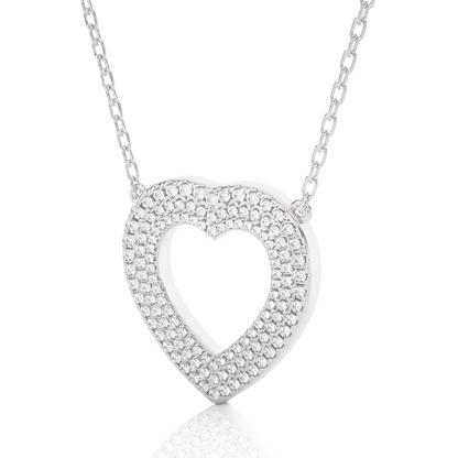 Eternal Heartbeat Diamond Pendant