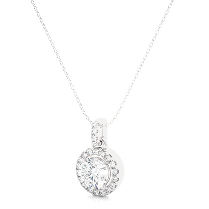 Montara Round Diamond Pendant