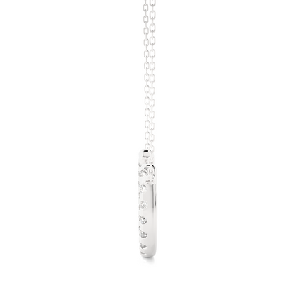 Luminous Round Diamond Pendant