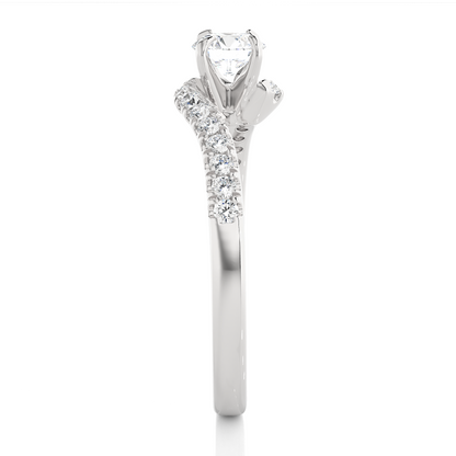 1.18 Carat Round Cut Diamond Solitaire Engagement Ring for Women – Classic Bridal Jewelry