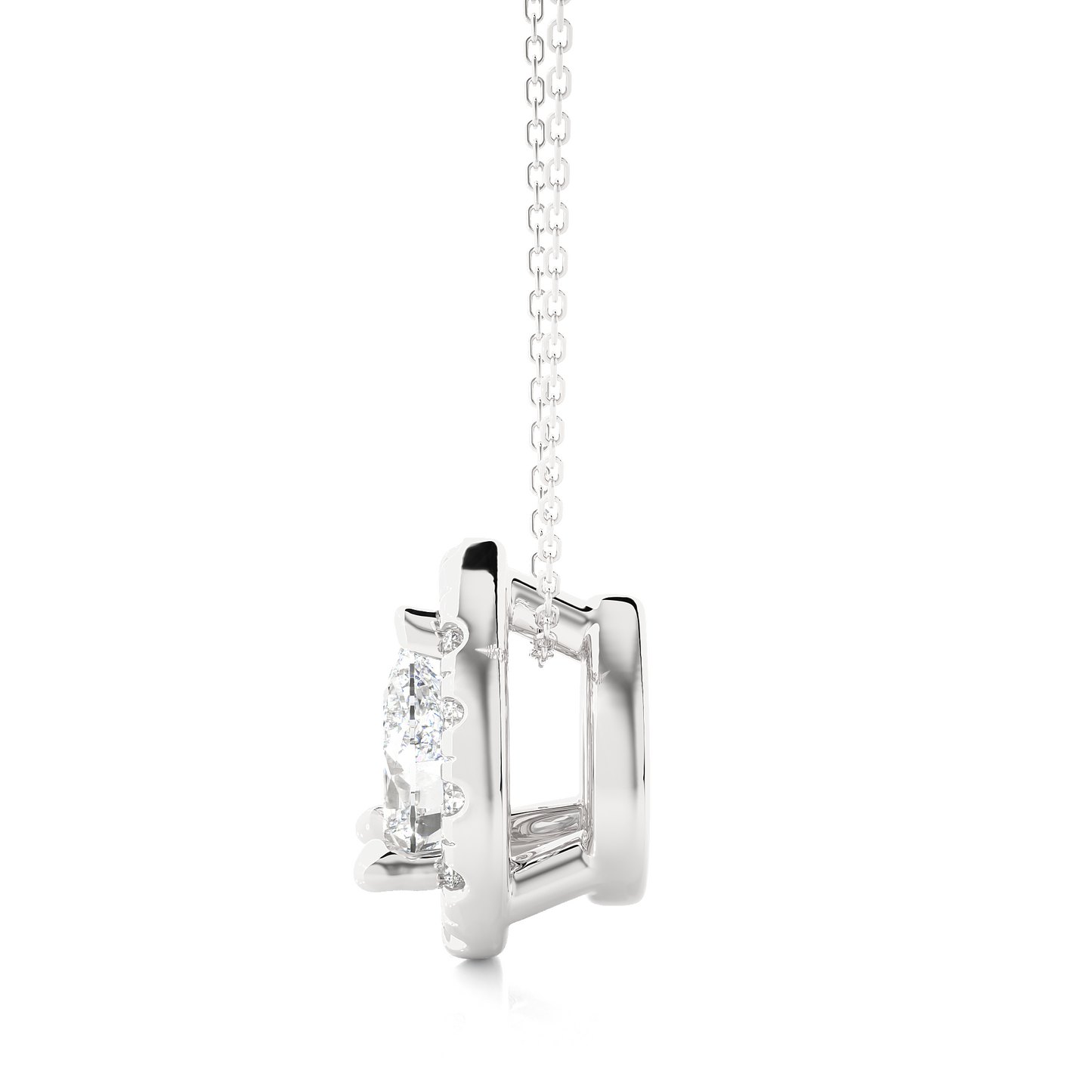 teardrop diamond pendant (chain sold separately)