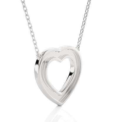 Eternal Heartbeat Diamond Pendant