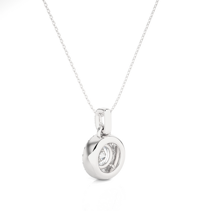 Montara Round Diamond Pendant