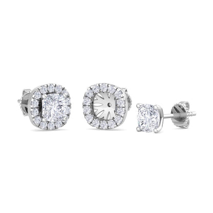 1.84 Carat Cushion Cut Diamond Studs Earrings – Luxury Diamond Jewelry