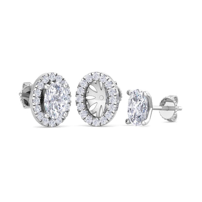 1.64 Carat Oval Cut Diamond Studs Earrings – Luxury Diamond Jewelry