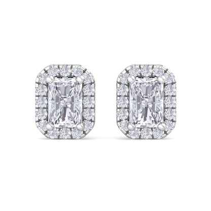 1.64 Carat Radiant Cut Diamond Studs Earrings – Luxury Diamond Jewelry