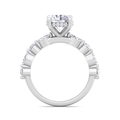 5.16 Carat Round Cut Solitaire Diamond Engagement Ring – Luxury Diamond Jewelry