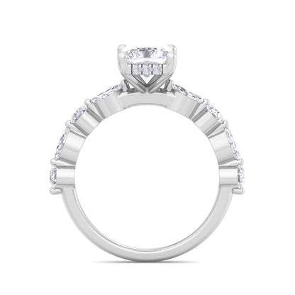 5.16 Carat Radiant Cut Solitaire Diamond Engagement Ring – Luxury Diamond Jewelry