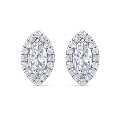 1.64 Carat Marquise Cut Diamond Studs Earrings – Luxury Diamond Jewelry
