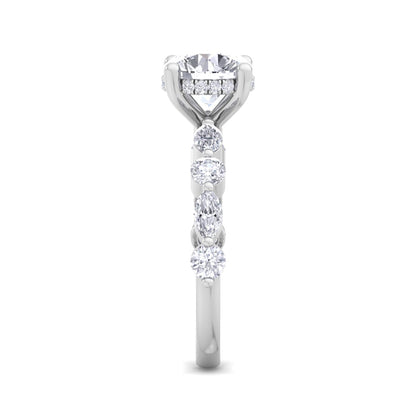 5.16 Carat Round Cut Solitaire Diamond Engagement Ring – Luxury Diamond Jewelry