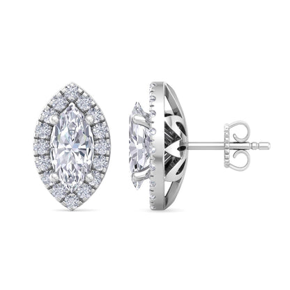 1.64 Carat Marquise Cut Diamond Studs Earrings – Luxury Diamond Jewelry
