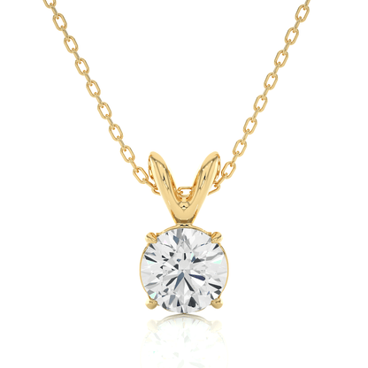 Stellar Round Diamond Pendant (Chain Sold Separately)