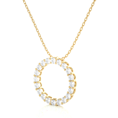 Eternal Round Diamond Pendant