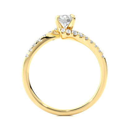 1.18 Carat Round Cut Diamond Solitaire Engagement Ring for Women – Classic Bridal Jewelry