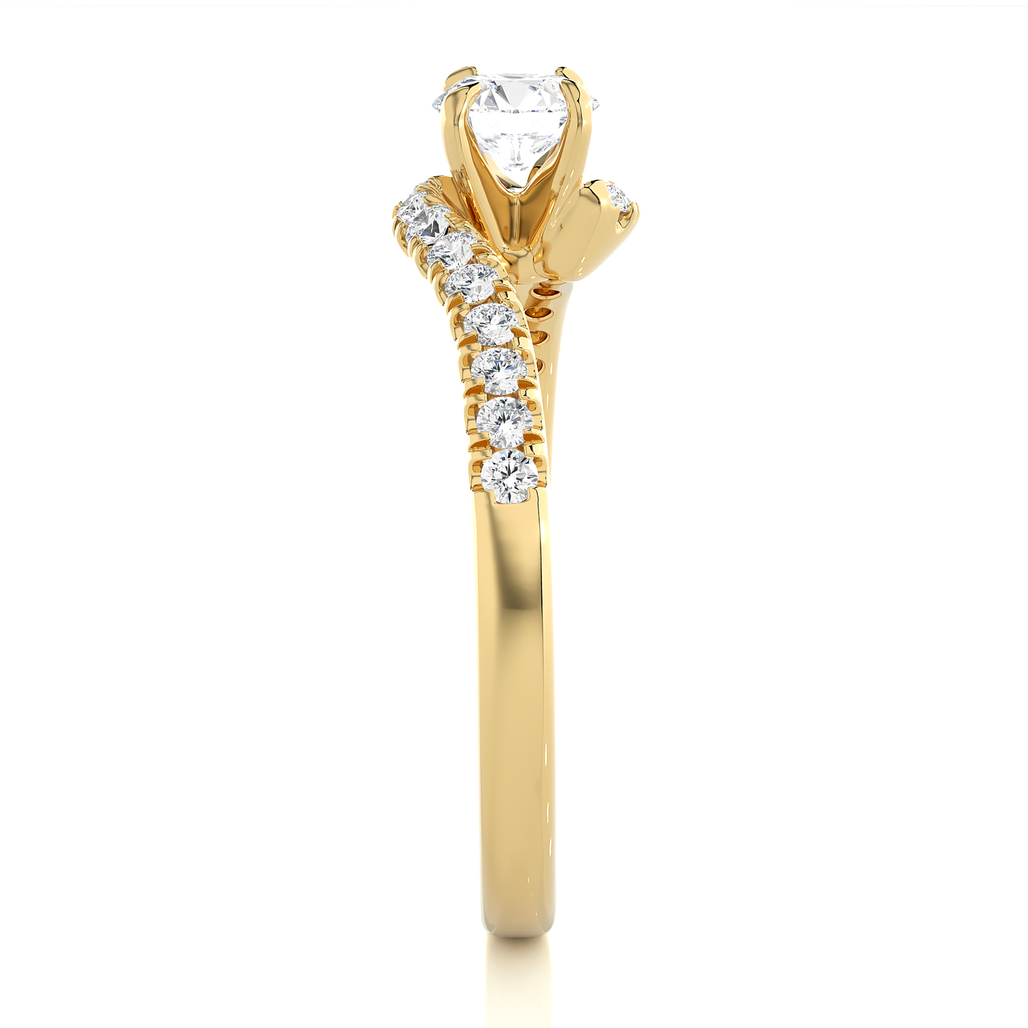 1.18 carat round cut diamond solitaire engagement ring for women – classic bridal jewelry