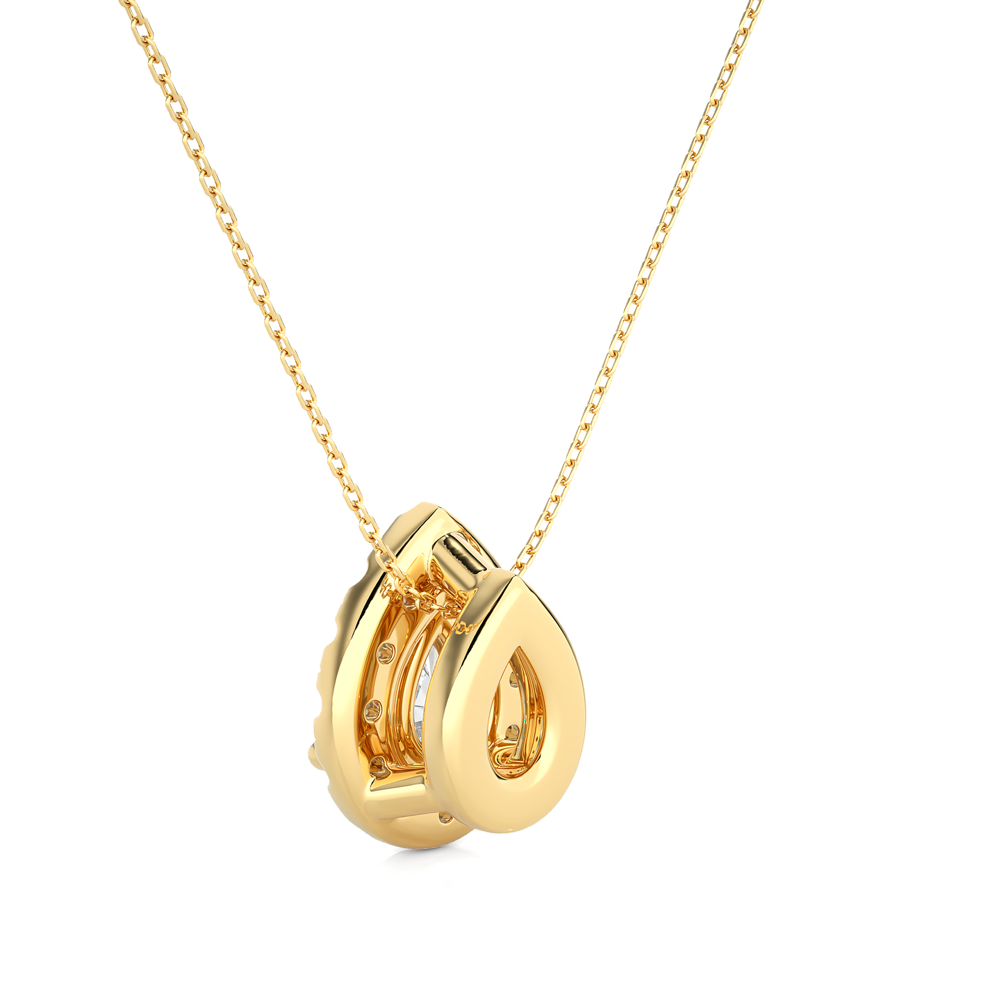 teardrop diamond pendant (chain sold separately)