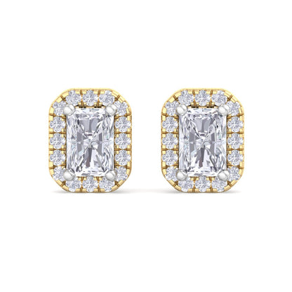 1.64 Carat Radiant Cut Diamond Studs Earrings – Luxury Diamond Jewelry