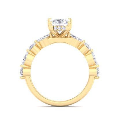5.16 Carat Radiant Cut Solitaire Diamond Engagement Ring – Luxury Diamond Jewelry