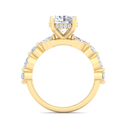 5.16 Carat Round Cut Solitaire Diamond Engagement Ring – Luxury Diamond Jewelry
