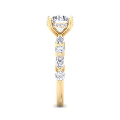 5.16 Carat Round Cut Solitaire Diamond Engagement Ring – Luxury Diamond Jewelry