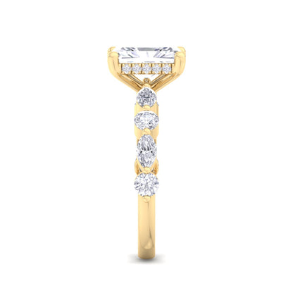 5.16 Carat Radiant Cut Solitaire Diamond Engagement Ring – Luxury Diamond Jewelry