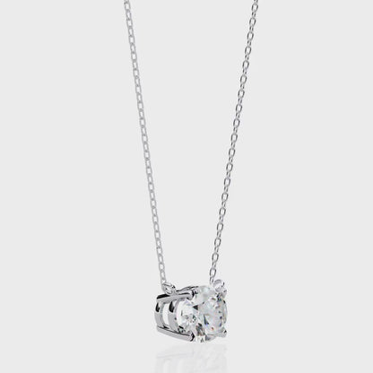 1.75 Carat Oval Cut Solitaire Diamond Pendant Necklace – Premium Fine Jewelry