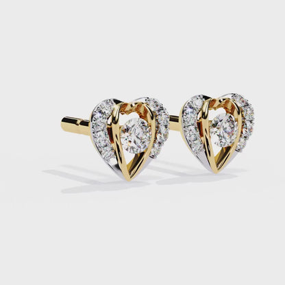 0.80 Carat Round Cut Diamond Stud Earrings – Luxury Diamond Jewelry