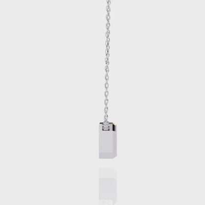 2.00 Carat Emerald Cut Diamond Solitaire Pendant Necklace – Fine Jewelry