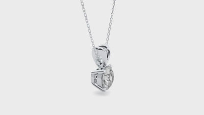 Round Cut Diamond Solitaire Pendant Necklace – Elegant Jewelry