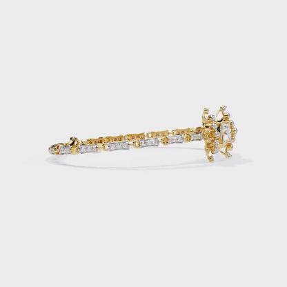 1.65 Carat Princess Cut Diamond Bracelet – Luxury Tennis Jewelry