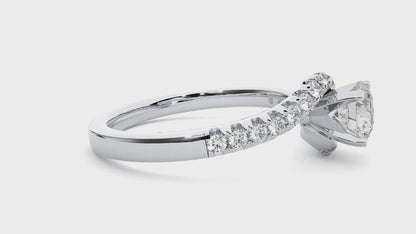 1.18 Carat Round Cut Diamond Solitaire Engagement Ring for Women – Classic Bridal Jewelry