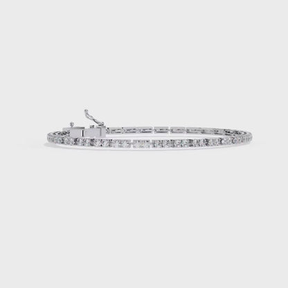 2.30 Carat Round Cut Diamond Tennis Bracelet – Timeless Luxury Jewelry for Women