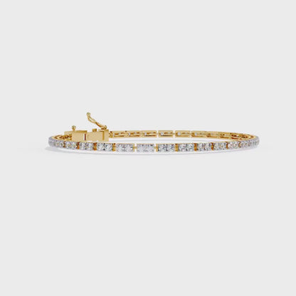 2.30 Carat Round Cut Diamond Tennis Bracelet – Timeless Luxury Jewelry for Women