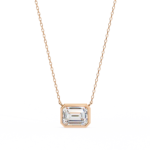 2.00 Carat Emerald Cut Diamond Solitaire Pendant Necklace – Fine Jewelry - Image 12