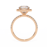 2.42 Carat Cushion Cut Halo Diamond Engagement Ring for Women – Elegant Bridal Jewelry - Image 11