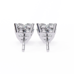 2.50 Carat Heart Cut Diamond Stud Earrings - Love Modern Jewelry - Image 6