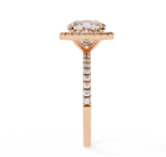 2.42 Carat Cushion Cut Halo Diamond Engagement Ring for Women – Elegant Bridal Jewelry - Image 12