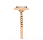 2.38 Carat Emerald Cut Halo Diamond Engagement Ring for Women – Elegant Bridal Jewelry - Image 12