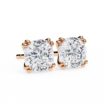 2.25 Carat Cushion Cut Diamond Stud Earrings - Classic Jewelry - Image 12