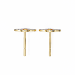 0.96 Carat Round Cut Diamond Clover Shape Studs Earrings – Classic Diamond Jewelry - Image 9