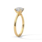 2.00 Carat Round Solitaire Diamond Engagement Ring for Women - Image 6